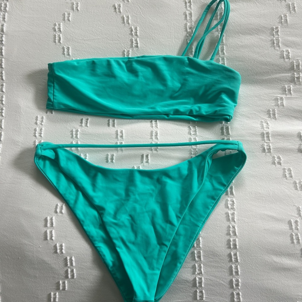 Superdown Turquoise  Bikini- sold as a set